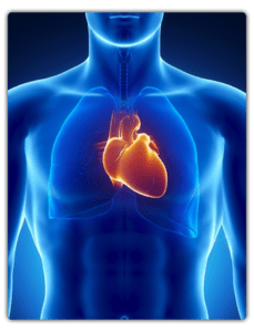 glowing heart graphic