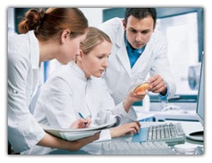medical research team gathering