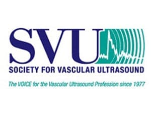 logo for svu voice of vascular ultrasound
