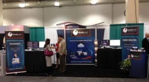 vascular pacs healthcare booth at aium convention for studycast
