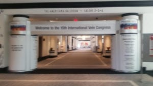 15th International Vein Congress Welcome Banner