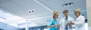 Doctors Reviewing Medical Images and Reports