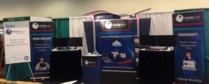 studycast vascular pacs healthcare booth at aium convention