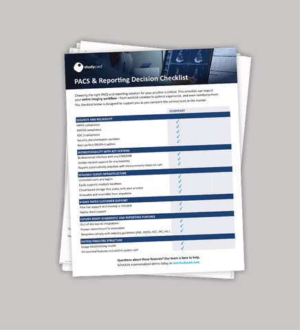 stack of documents, showing the buyers checklist on the top